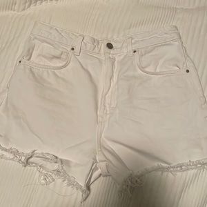 Zara White Jean Shortz